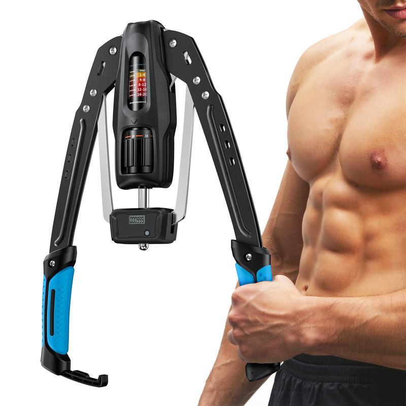 Merach Adjustable Hydraulic Arm Trainer, 22–440lbs