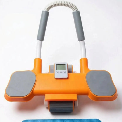 Ab Roller Wheel with Auto Rebound & Timer