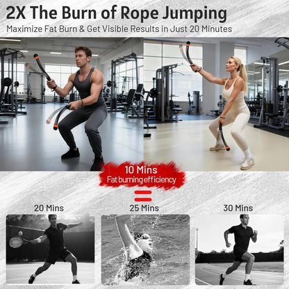 FINDAMAZE Cordless Workout Rope for Home Gym