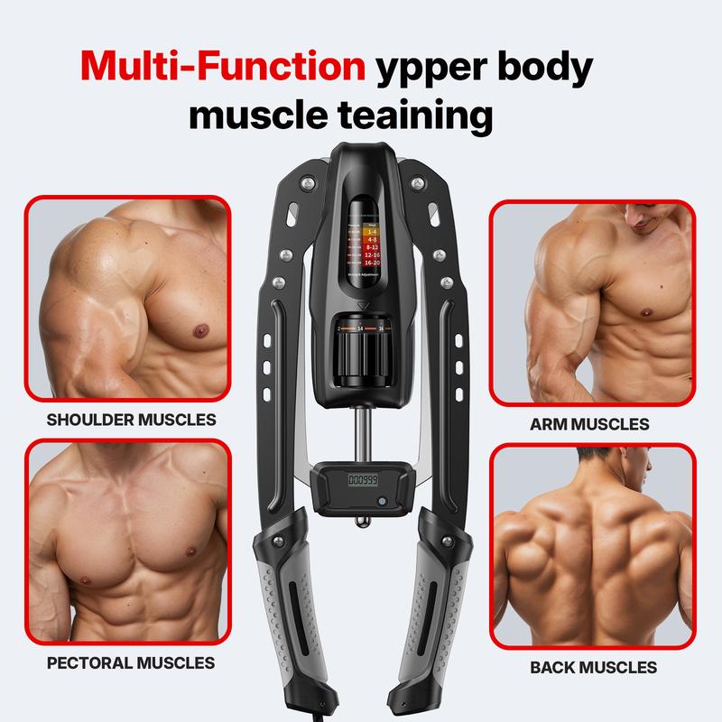 Merach Adjustable Hydraulic Arm Trainer, 22–440lbs